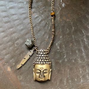 Long Buddha necklace